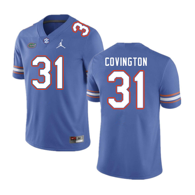 Men #31 Ahman Covington Florida Gators College Football Jerseys Stitched Sale-Royal